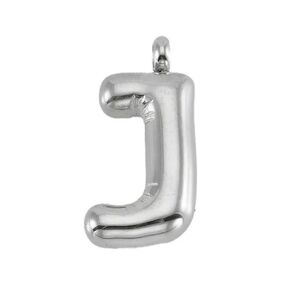 50% Off 3 Or More J Initial Pendant Silver Stainless Steel